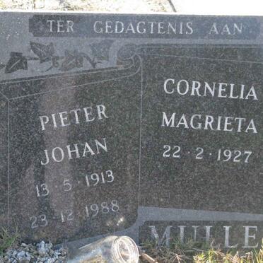 MULLER Pieter Johan 1913-1988 &amp; Cornelia Magrieta 1927-