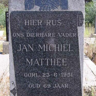 MATTHEE Jan Michiel -1951