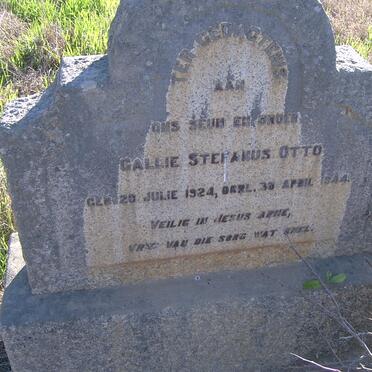 OTTO Gallie Stephanus 1924-1944