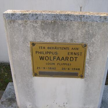 WOLFAARDT Philippus Ernst 1862-1948