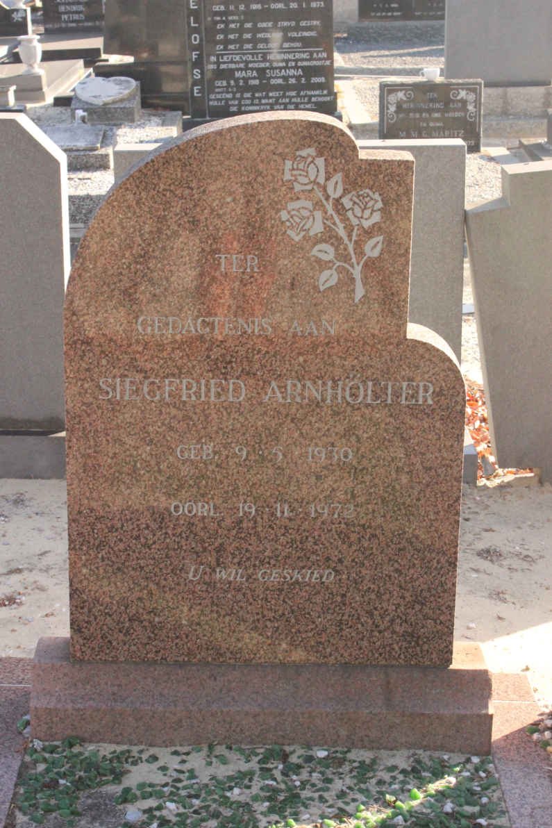 ARNHOLTER Siegfried 1930-1972
