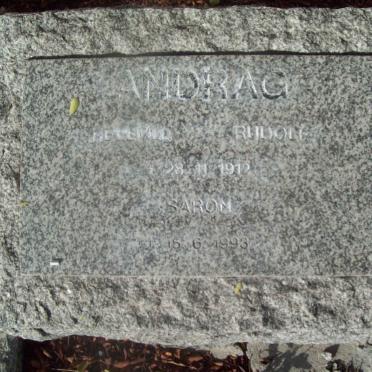 ANDRAG ? Rudolf 1912-  :: ANDRAG Saron -1993