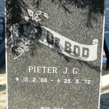 BOD Pieter J.G., de 1908-1972