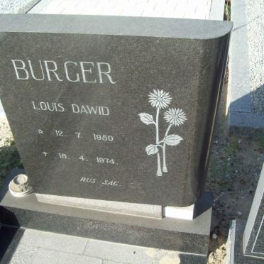 BURGER Louis Dawid 1950-1974
