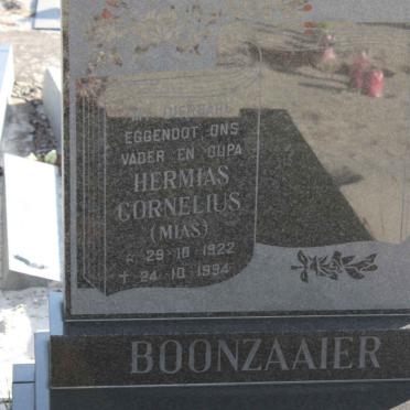 BOONZAAIER Hermias Cornelius 1922-1994