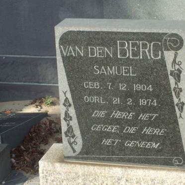 BERG Samuel, van den 1904-1974