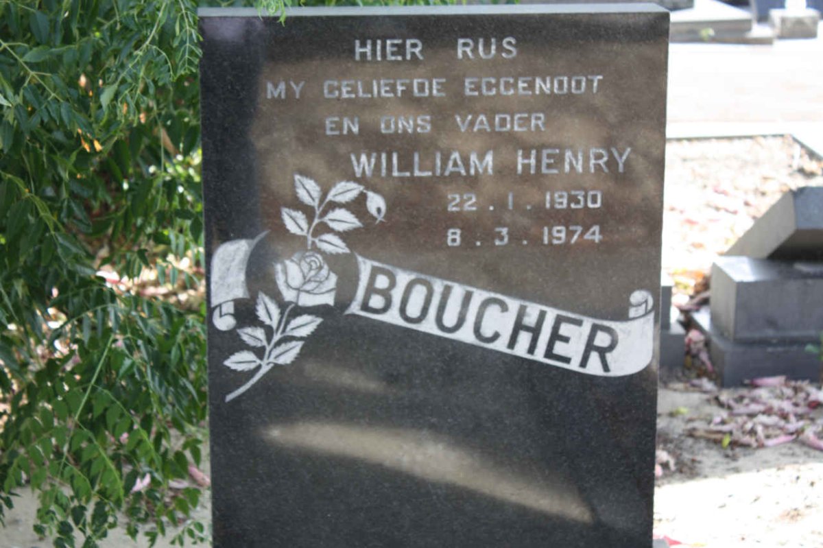 BOUCHER William Henry 1930-1974