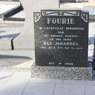 FOURIE Eli Johannes -1973