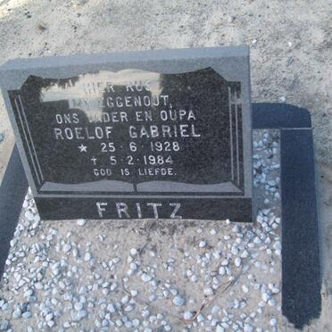 FRITZ Roelof Gabriel 1928-1984