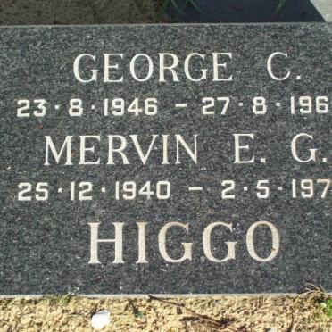 HIGGO George C. 1946-1963 :: HIGGO Mervin E.G. 1940-1974