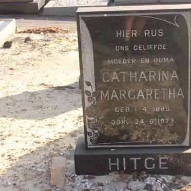 HITGE Catharina Margaretha 1885-1973