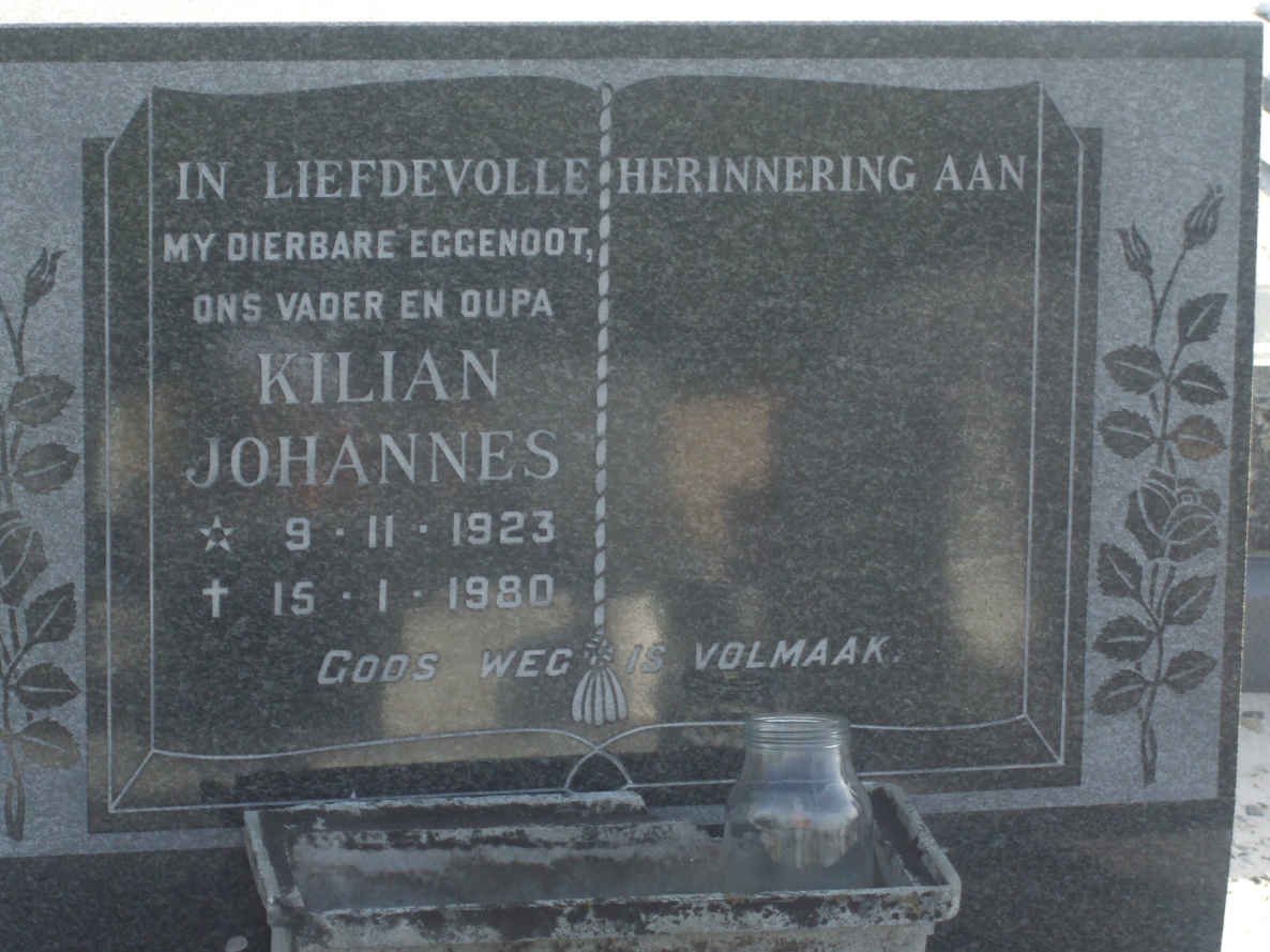 JORDAAN Kilian Johannes 1923-1980