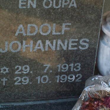 JONKER Adolf Johannes 1913-1992