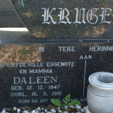 KRUGER Daleen 1947-1981
