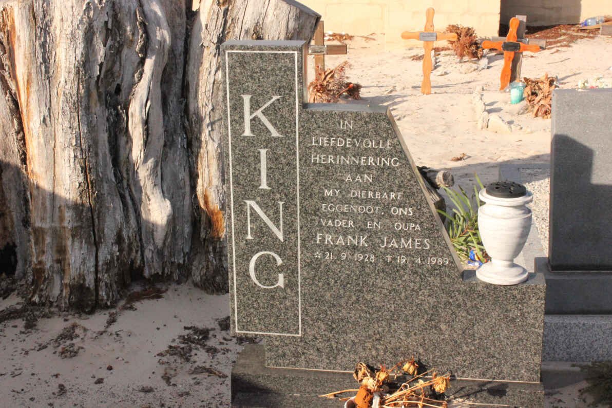 KING Frank James 1928-1989