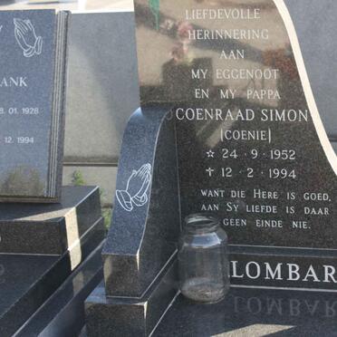 LOMBARD Coenraad Simon 1952-1994