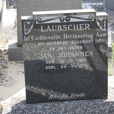 LAUBSCHER Jan Johannes 1905-1979