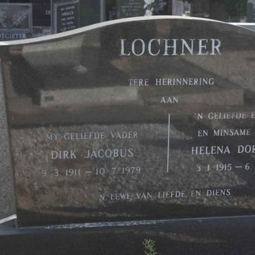 LOCHNER Dirk Jacobus 1911-1979 &amp; Helena Dorothea 1915-1974