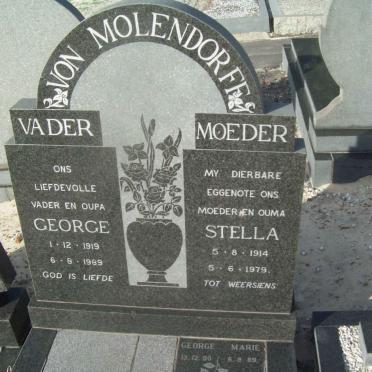 MOLENDORFF George, von 1919-1989 &amp; Stella 1914-1979