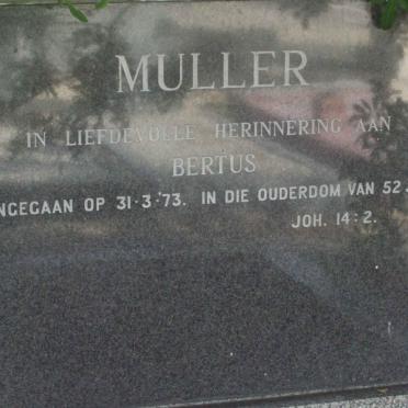 MULLER Bertus - 1973