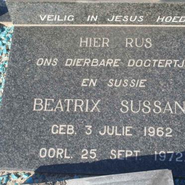 MAREE Beatrix Susanna 1962-1972