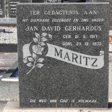 MARITZ Jan David Gerhardus 1917-1972