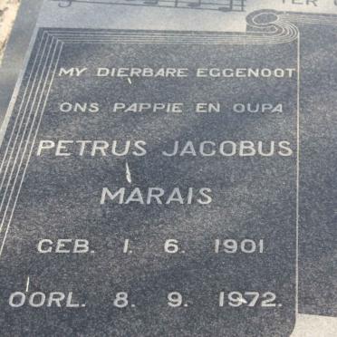 MARAIS Petrus Jacobus 1901-1972