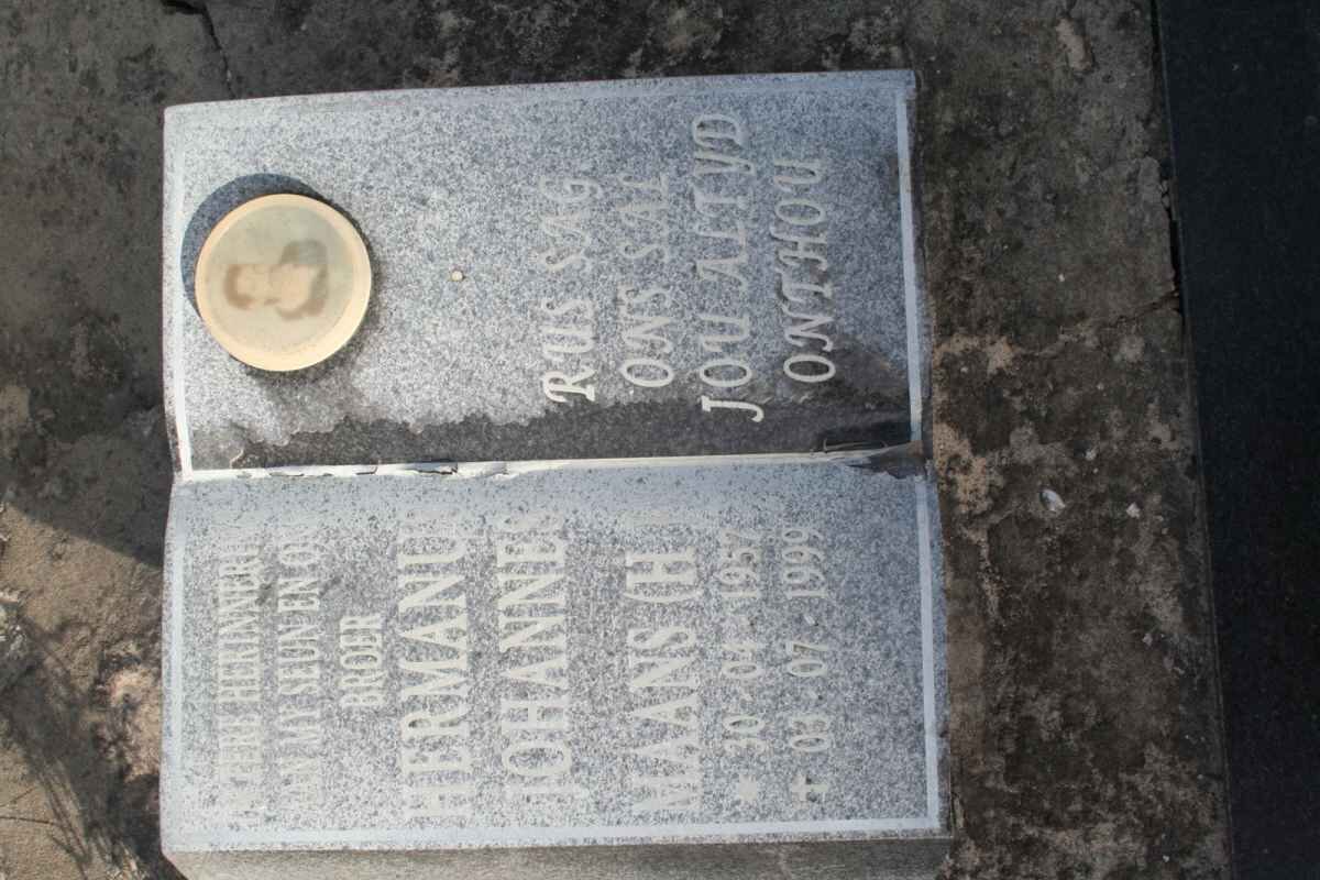 MAANS Hermanus Johannes 1957-1999