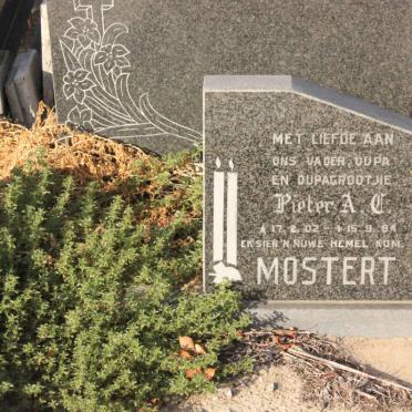 MOSTERT Pieter A.C. 1902-1984