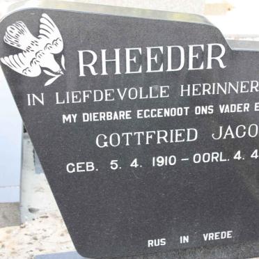 RHEEDER Gottfried Jacob 1910-1973