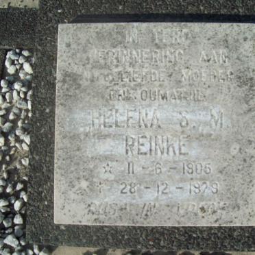 REINKE Helena S.M. 1905-1979
