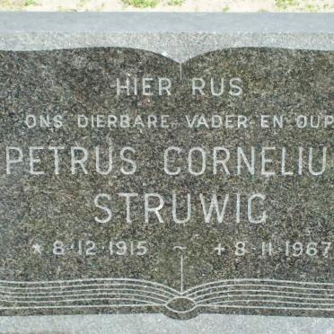 STRUWIG Petrus Cornelius 1915-1967
