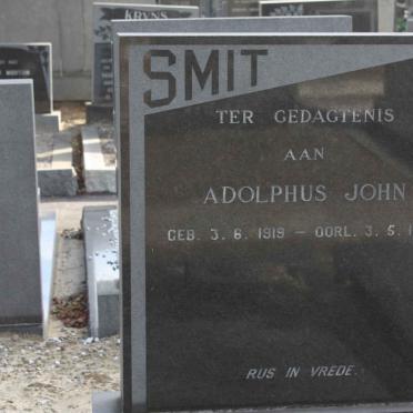 SMIT Adolphus John 1919-1972