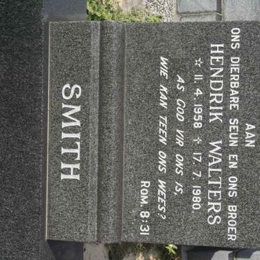 SMITH Hendrik Walters 1958-1980