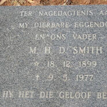 SMITH M.H.D. 1899-1977