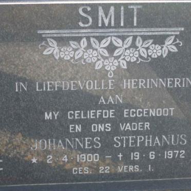 SMIT Johannes Stephanus 1900-1972