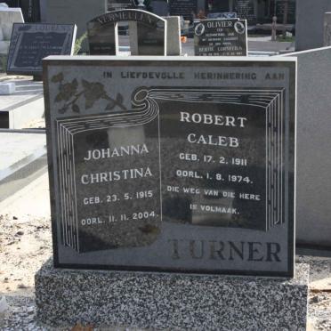 TURNER Robert Caleb 1911-1974 &amp; Johanna Christina 1915-2004
