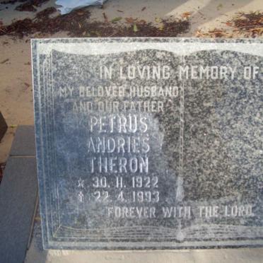 THERON Petrus Andries 1922-1993