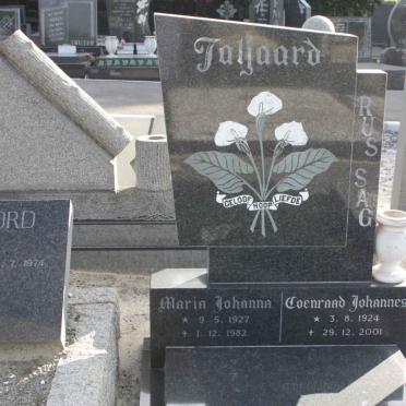 TALJAARD Coenraad Johannes 1926-2001 &amp; Maria Johanna 1927-1982