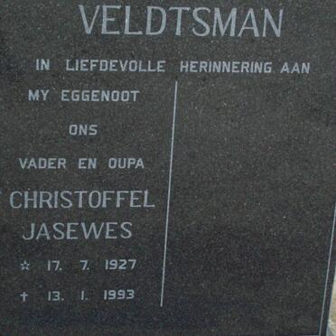 VELDTSMAN Christoffel Jasewes 1927-1993