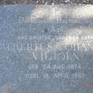 VILJOEN Albertus Johannes 1874-1957