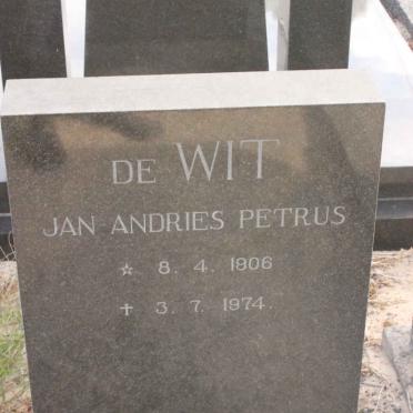 WIT Jan Andries Petrus, de 1906-1974