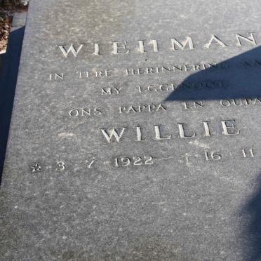 WIEHMAN Willie 1922-1993