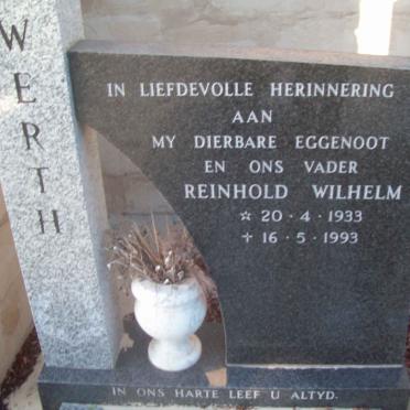 WERTH Reinhold Wilhelm 1933-1993