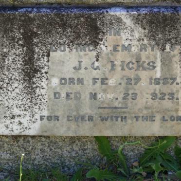 FICKS J.G. 1857-1925