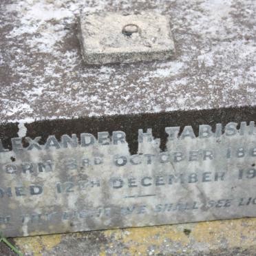 TABISHER Alexander H. 1863-1915