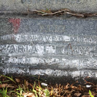 BRUYNS Maria L. 1853-1934