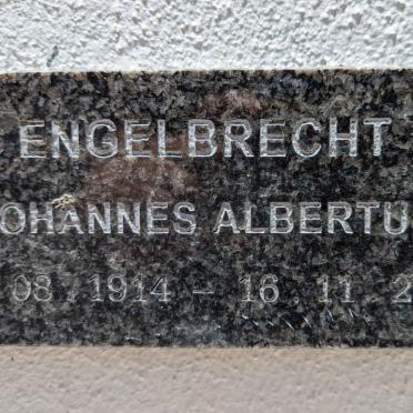 ENGELBRECHT Johannes Albertus 1914-2011