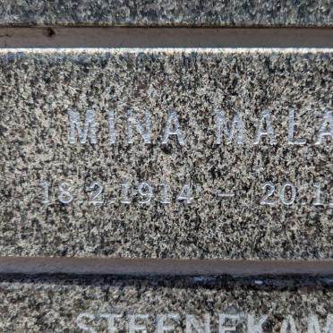 MALAN Mina 1914-1999