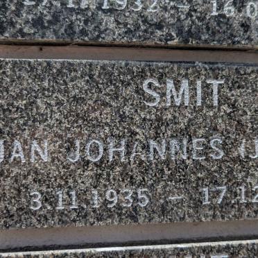 SMIT Jan Johannes 1935-1995